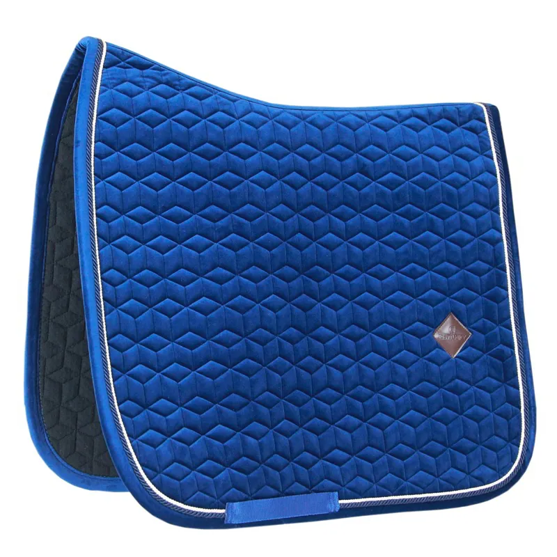 Kentucky Velvet Dressage Saddle Pad - Navy
