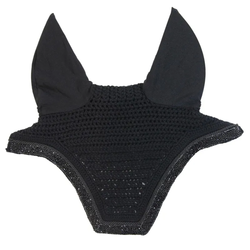 Kentucky Wellington Glitter Stone Soundless Fly Bonnet - Black