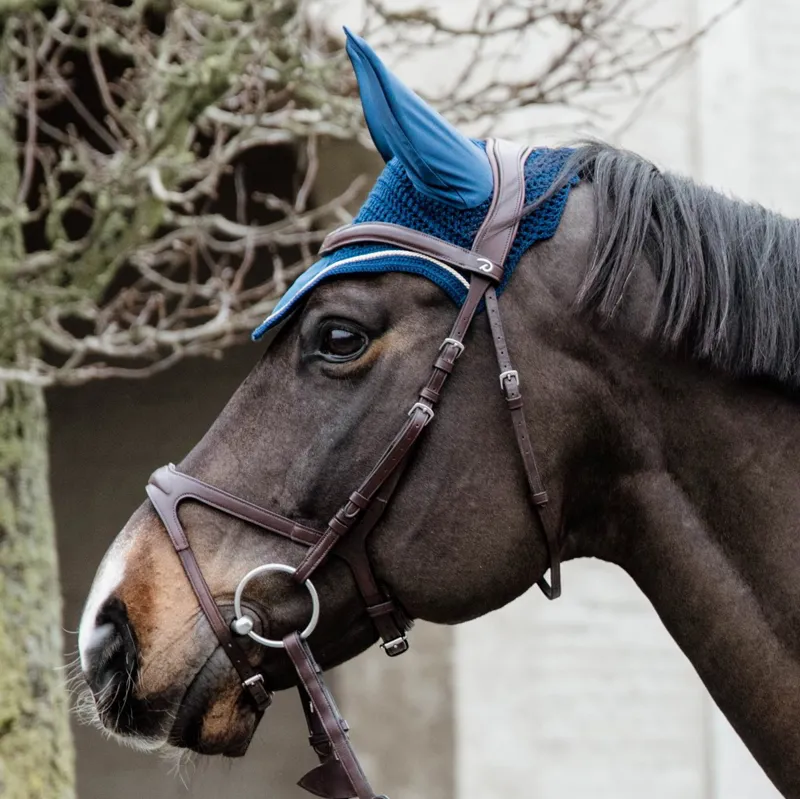 Kentucky Wellington Velvet Fly Bonnet - Navy-2