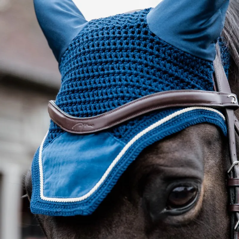 Kentucky Wellington Velvet Fly Bonnet - Navy-3