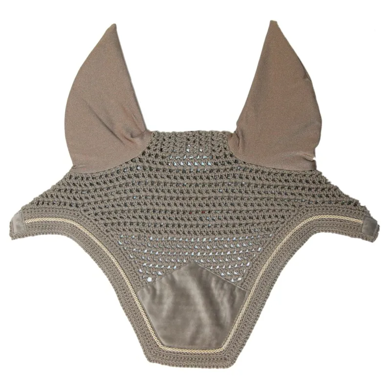 Kentucky Wellington Velvet Fly Bonnet - Beige
