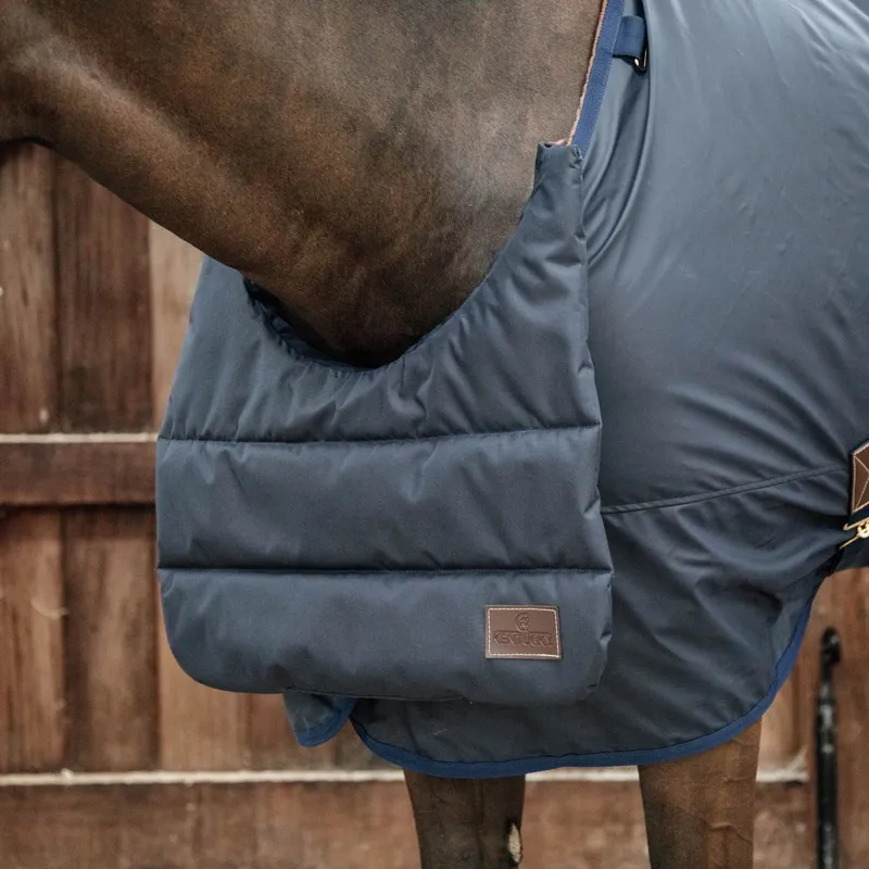 Kentucky Waterproof Blanket Bib - Navy