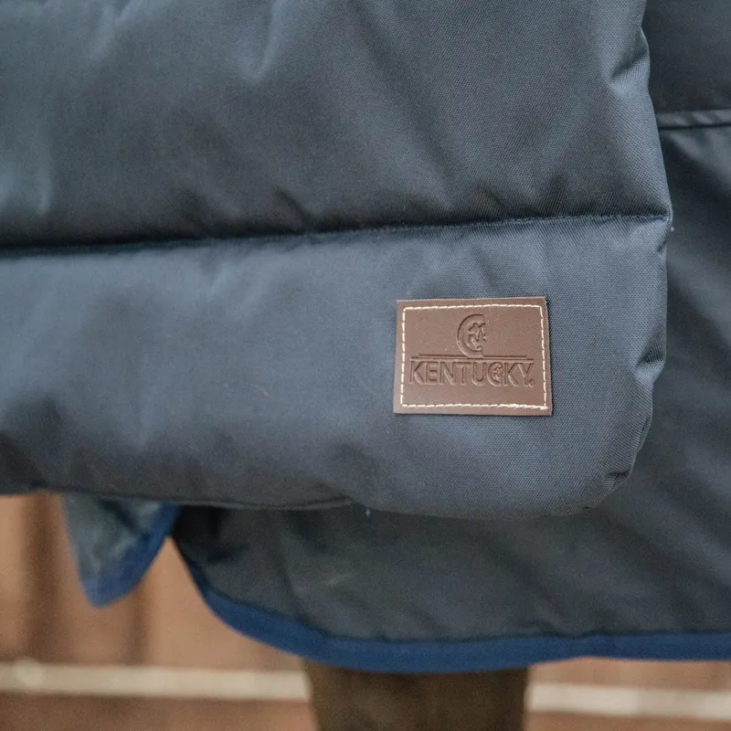Kentucky Waterproof Blanket Bib - Navy-1