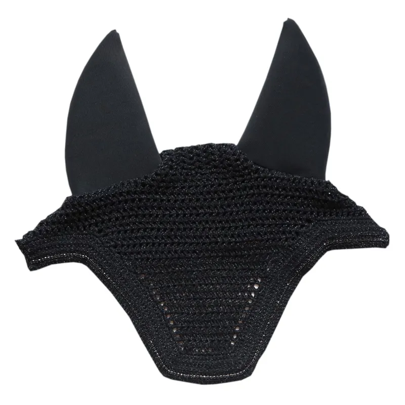 Kentucky Wellington Sparkling Ear Bonnet - Black