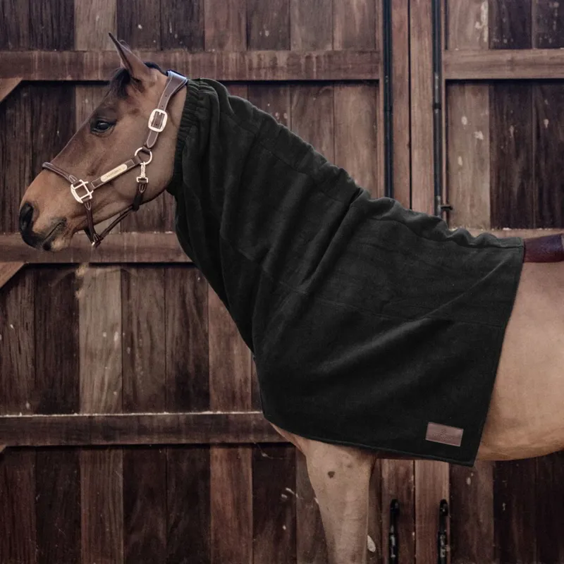 Kentucky Heavy Fleece Scarf Neck Cover - Black