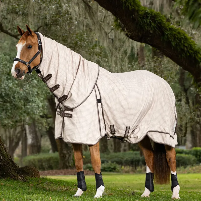 LeMieux Kudos Field Detachable Neck Blanket - Stone-9