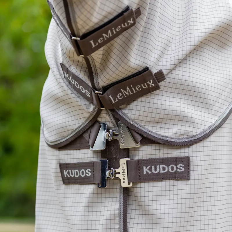 LeMieux Kudos Field Detachable Neck Blanket - Stone-2
