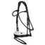 LeMieux Kudos Patent Dressage Bridle - Black/White