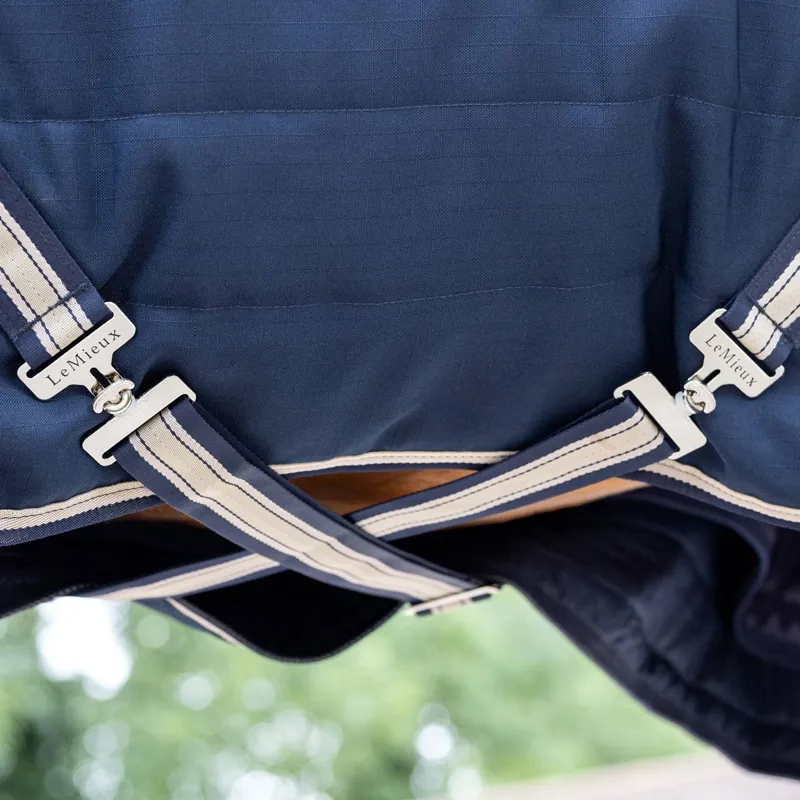 LeMieux Kudos 50g Standard Neck Stable Blanket - Navy-2