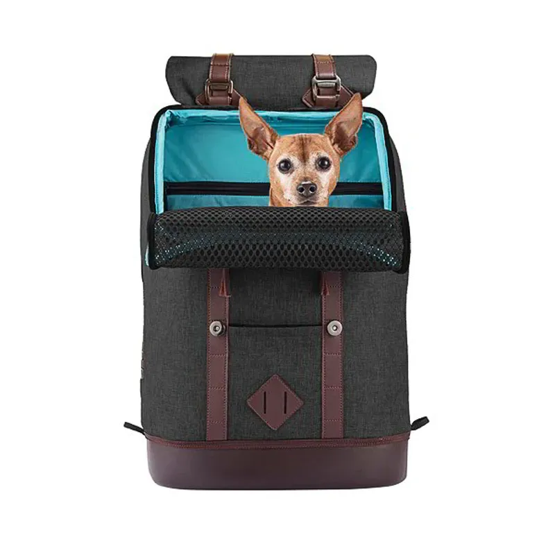 Kurgo K9 Dog Backpack - Heather Black-2