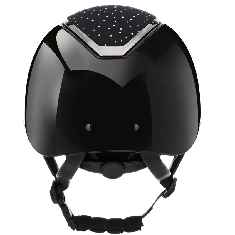 Charles Owen EQx Kylo Crystal Helmet - Black Gloss/Chrome Crystal Pre-Order-1