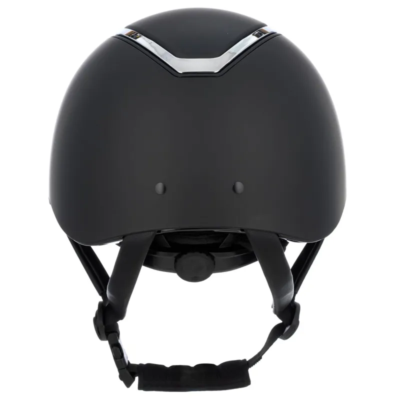 Charles Owen EQx Kylo Riding Helmet - Black Matte/Silver Gloss Pre-Order-2
