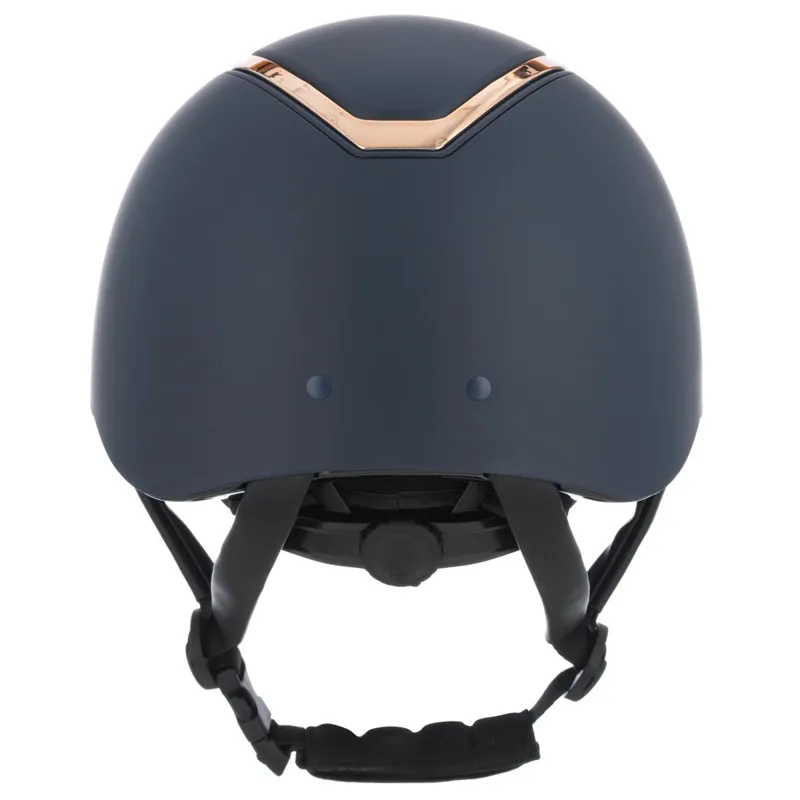 Charles Owen EQx Kylo Riding Helmet - Navy Matte/Rose Gold Gloss Pre-Order-1