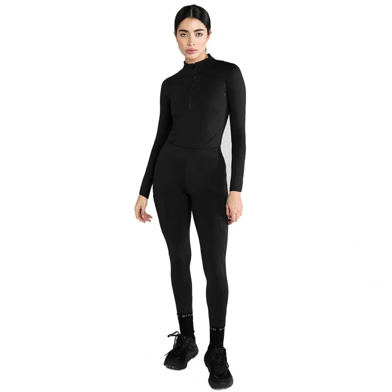 Aztec Diamond Core Long Sleeve Women's Base Layer - Black-8