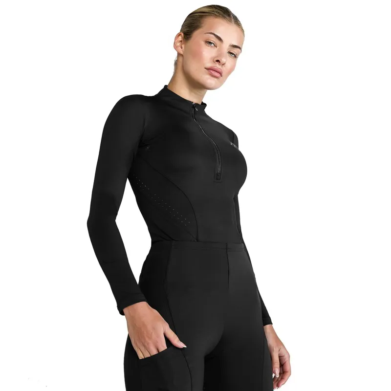 Aztec Diamond Core Long Sleeve Women's Base Layer - Black-5
