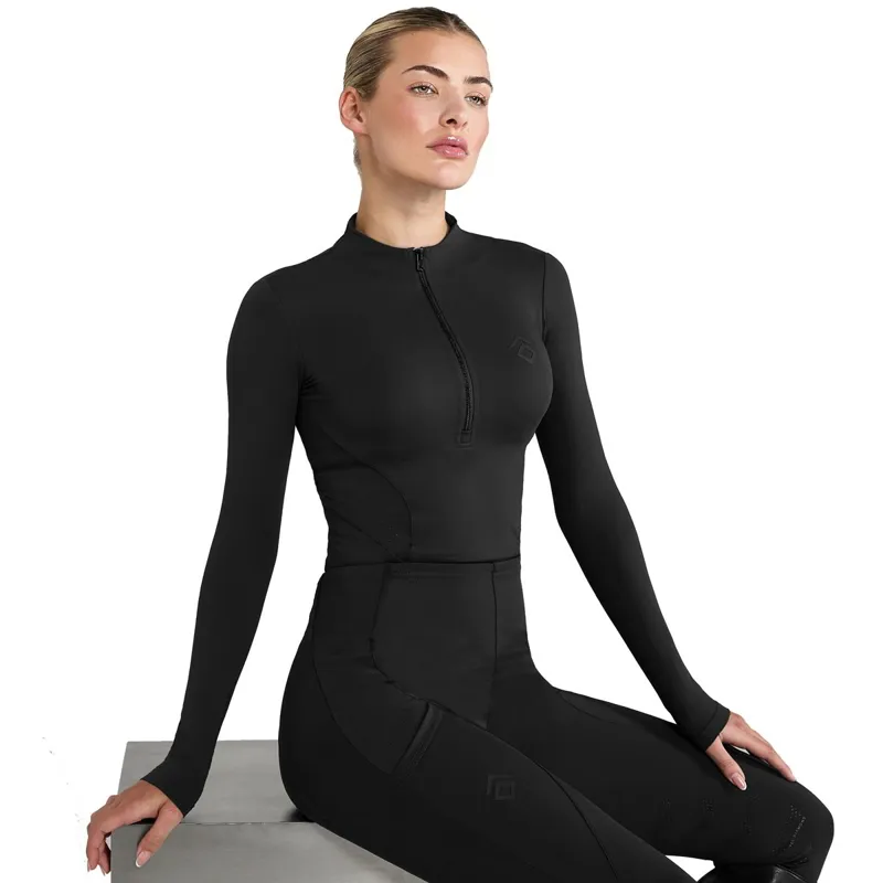 Aztec Diamond Core Long Sleeve Women's Base Layer - Black-4