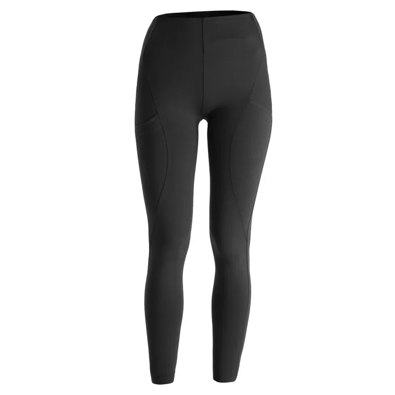 Aztec Diamond Core Full Grip Ladies Riding Tights - Black-6