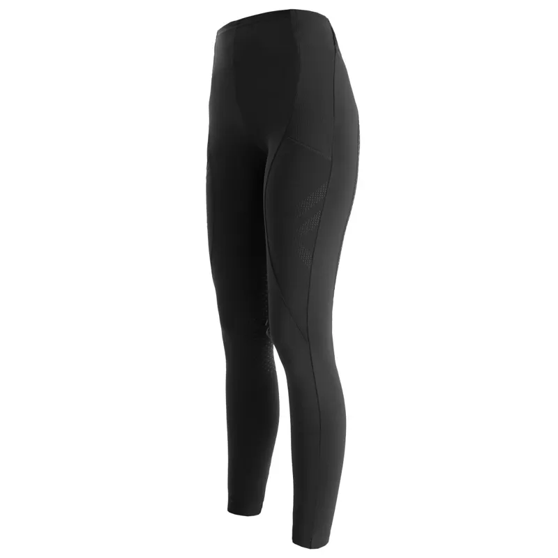 Aztec Diamond Core Full Grip Ladies Riding Tights - Black-5