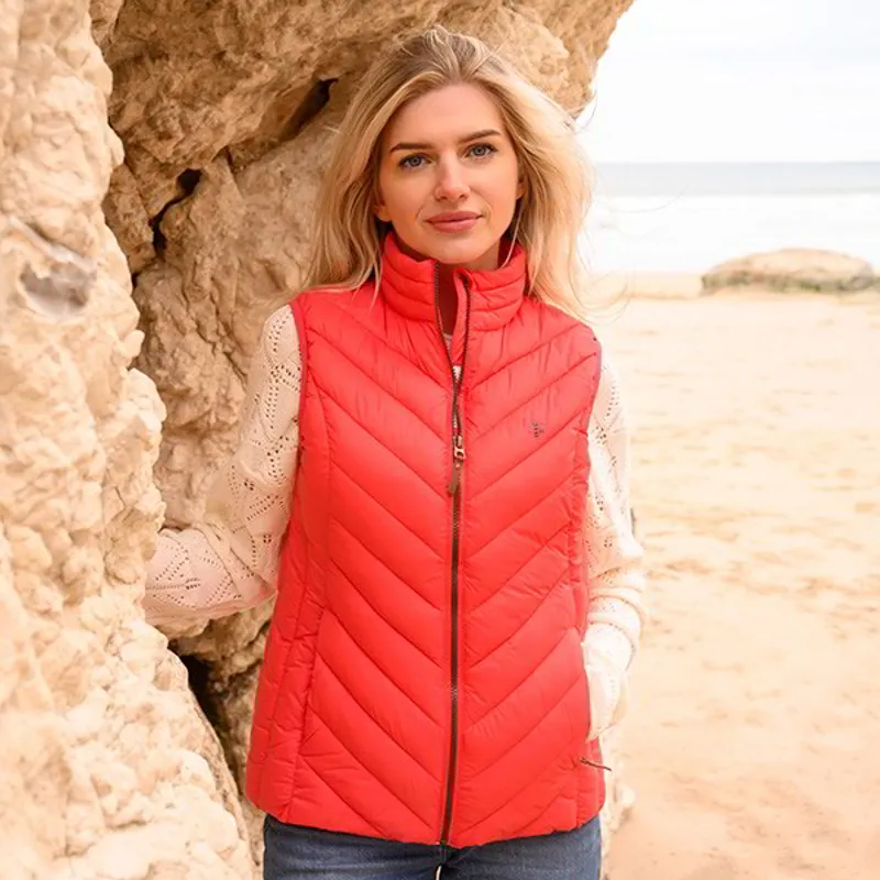 Lighthouse Laurel Women's Vest - Sugar Coral-5