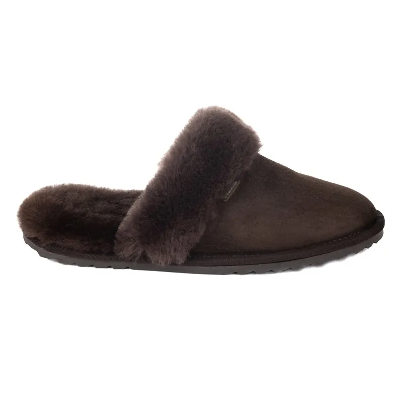 Le Chameau Mule Maison Women's Slippers - Marron Fonce-1