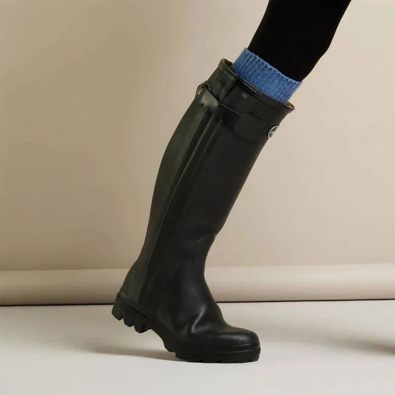 Le Chameau Chasseur Womens Neoprene Boots - Black-7