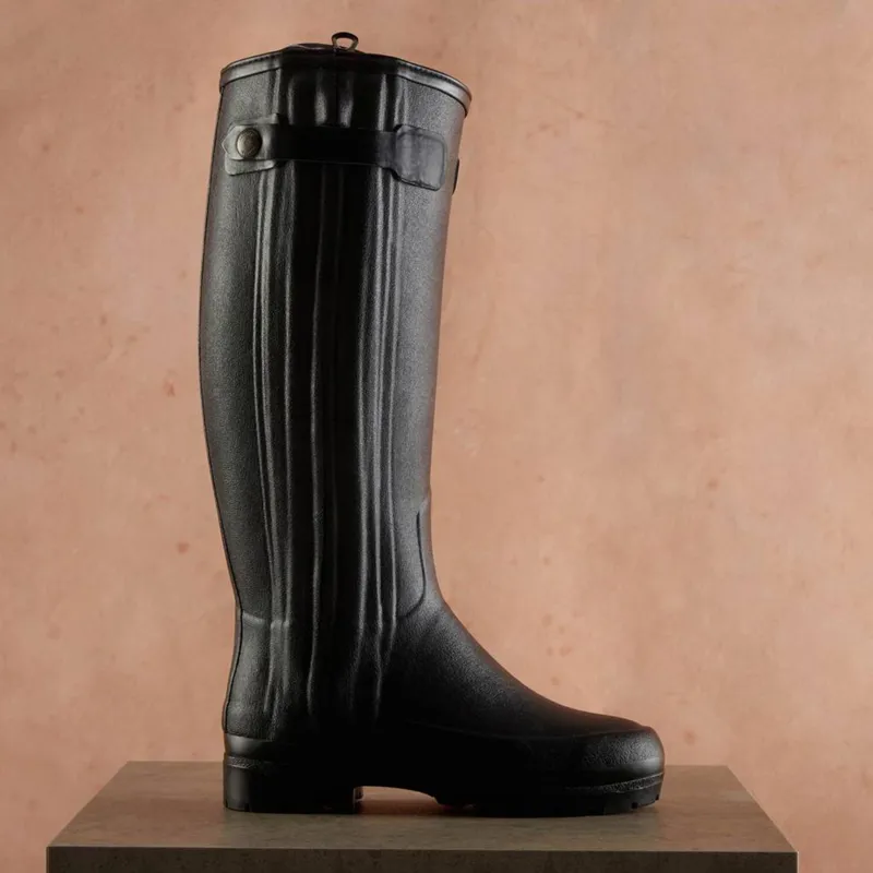 Le Chameau Chasseur Womens Neoprene Boots - Black-1