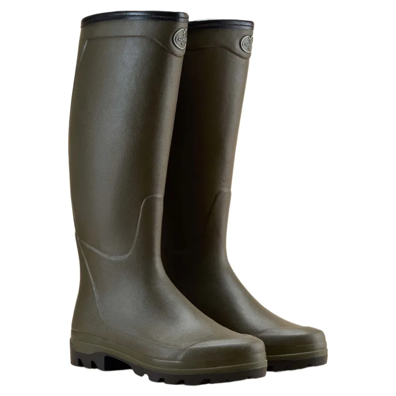Le Chameau Country Cross Neoprene Lined Men's Boots - Vert Chameau