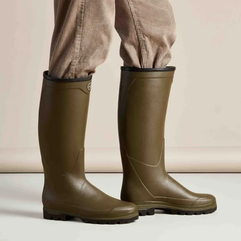 Le Chameau Country Cross Neoprene Lined Men's Boots - Vert Chameau-2