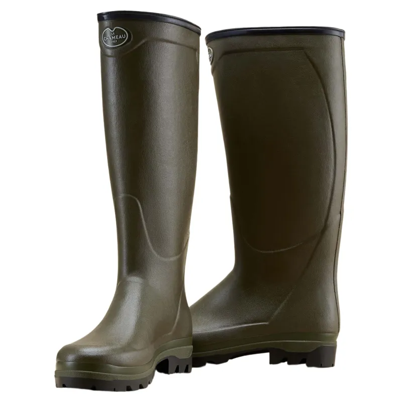 Le Chameau Country Cross Neoprene Lined Men's Boots - Vert Chameau-3