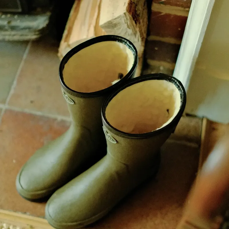 Le Chameau Giverny Wool Lined Bottillon Women's Boots - Vert Chameau-8