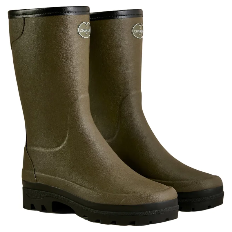 Le Chameau Giverny Wool Lined Bottillon Women's Boots - Vert Chameau