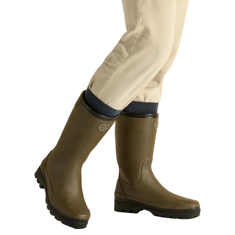 Le Chameau Giverny Wool Lined Bottillon Women's Boots - Vert Chameau-3