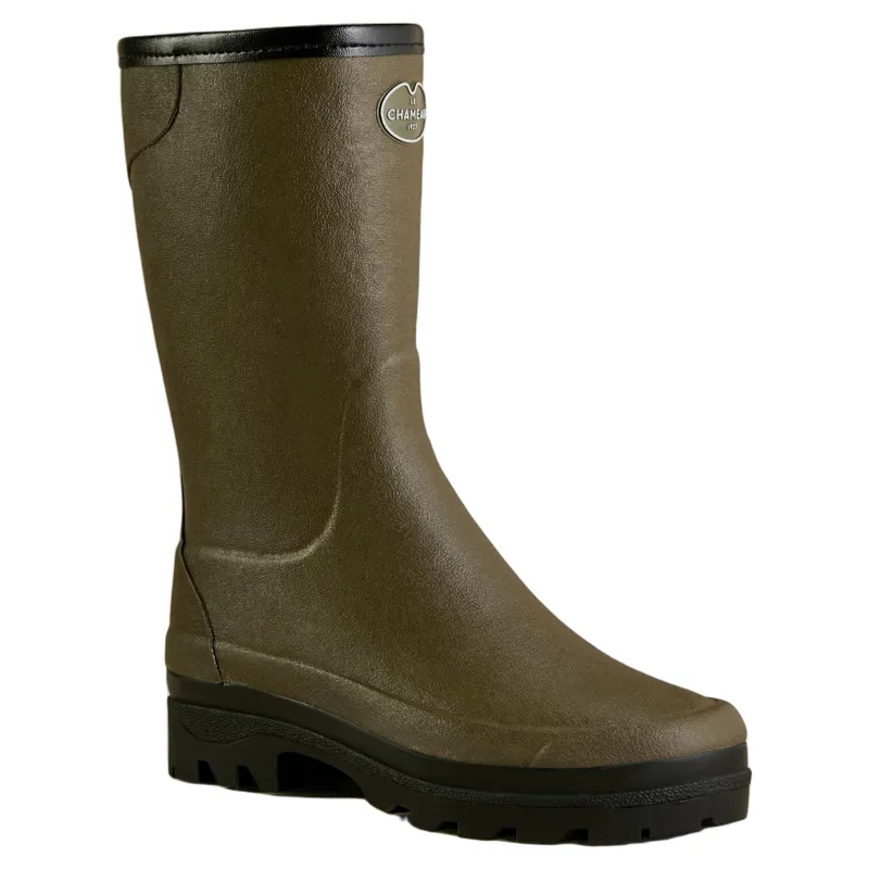 Le Chameau Giverny Wool Lined Bottillon Women's Boots - Vert Chameau-6