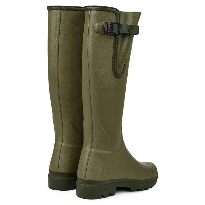 Le Chameau Vierzon Jersey Lined Women's Rubber Boots - Vert Vierzon-2