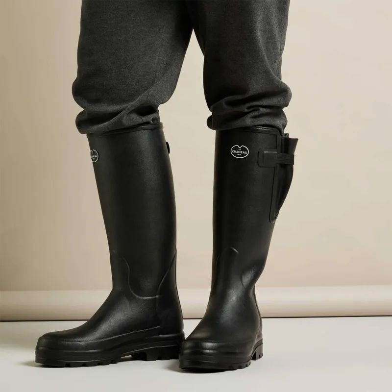 Le Chameau Vierzonord Neoprene Lined Mens Boots - Noir-6