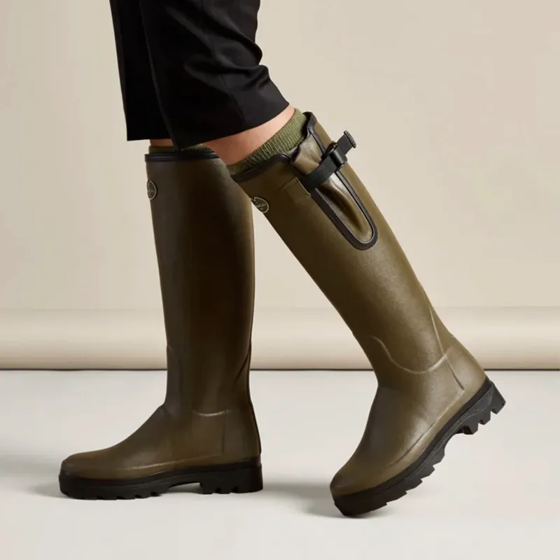 Le Chameau Vierzonord Neoprene Lined Women's Boots - Vert Chameau-2