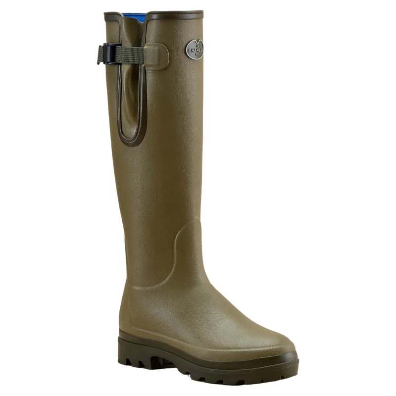 Le Chameau Vierzonord Neoprene Lined Womens Rubber Boots - Vert Vierzon-3