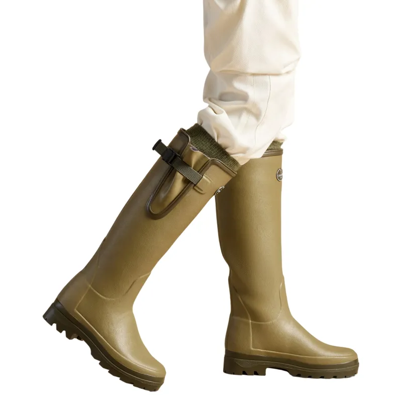 Le Chameau Vierzonord Neoprene Lined Womens Rubber Boots - Vert Vierzon-7