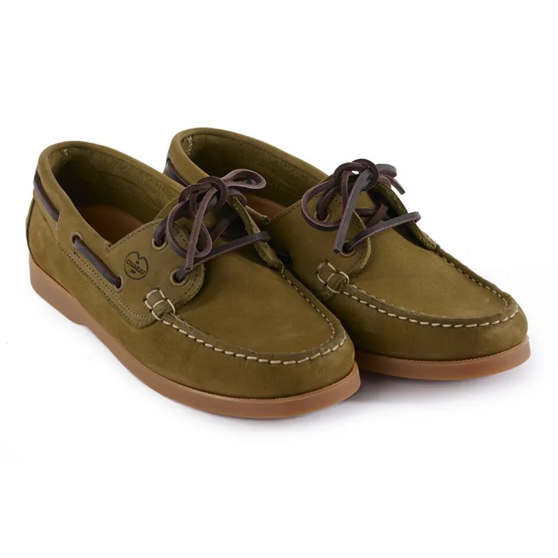 Le Chameau Galion Women's Nubuck Shoes - Vert Vierzon