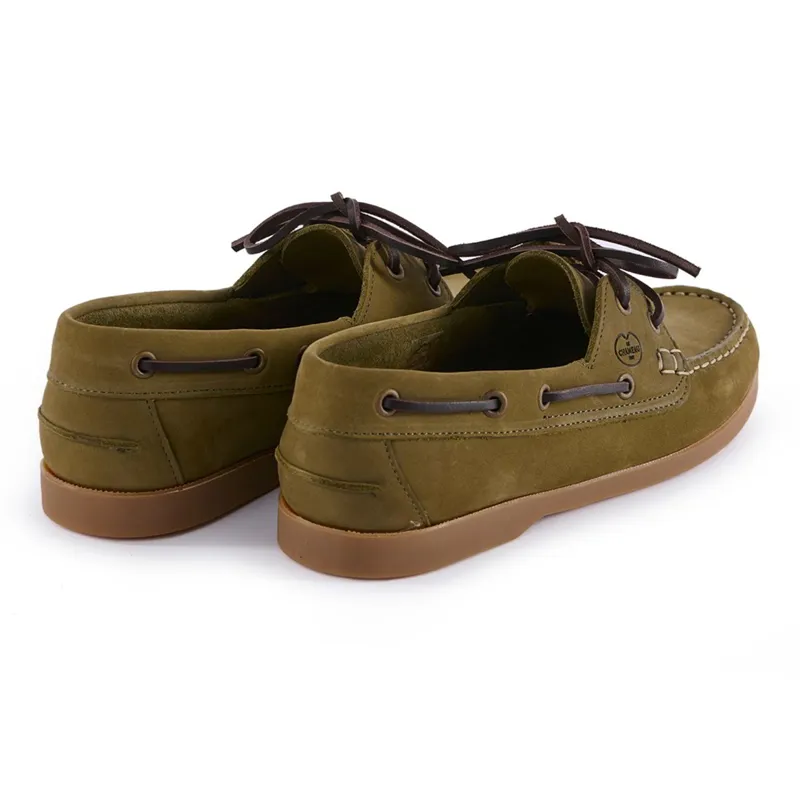 Le Chameau Galion Women's Nubuck Shoes - Vert Vierzon-1