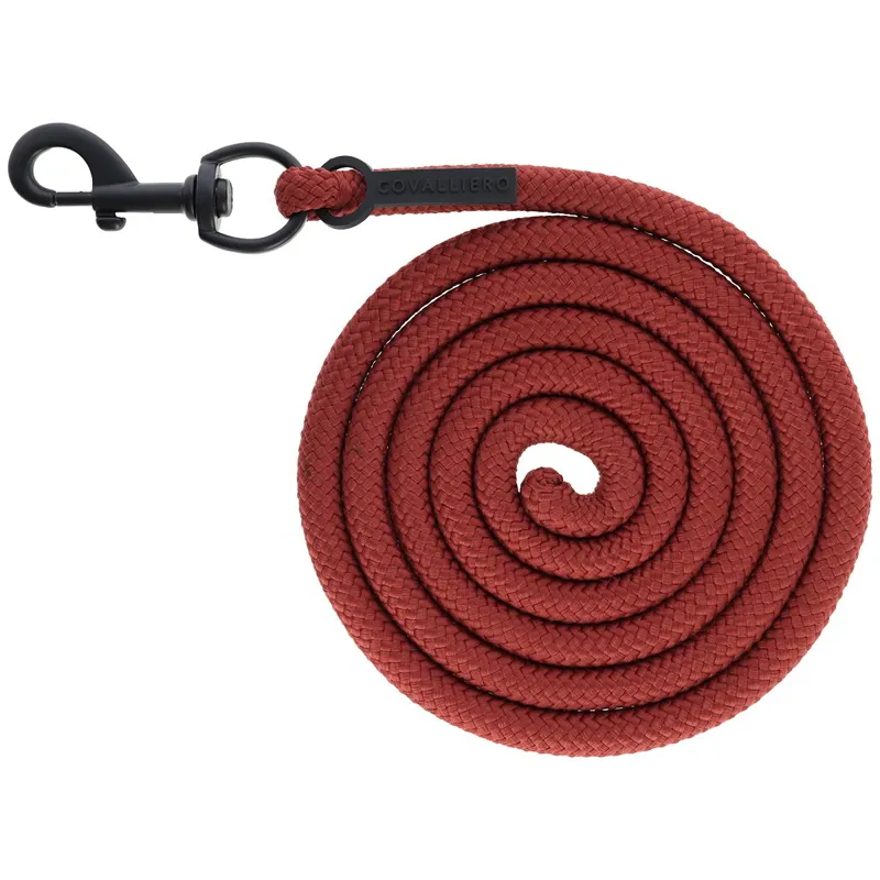 Covalliero Lead Rope with Snap Hook - Rust