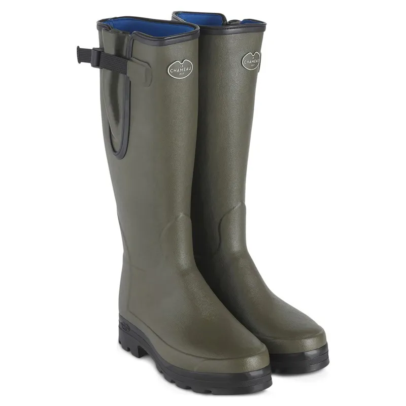 Le Chameau Vierzonord Neoprene Lined Mens Rubber Boots - Vert Chameau