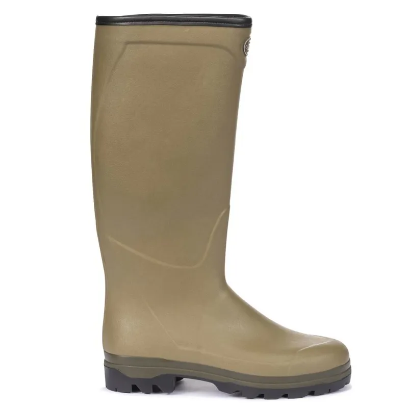 Le Chameau Country Cross Neoprene Men's Wellington - Vert Vierzon-1