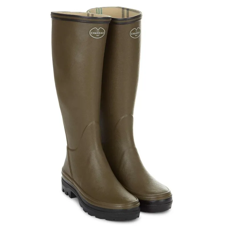 Le Chameau Giverny Women's Wellington Boots - Vert Chameau