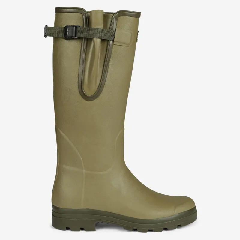 Le Chameau Vierzon Jersey Lined Mens Rubber Boots - Vert Vierzon-2