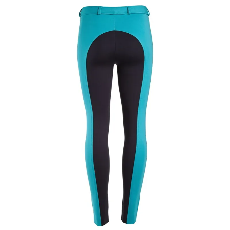 Legacy LifeStyle Two Tone Children's Jodhpurs - Navy/Cyan-1