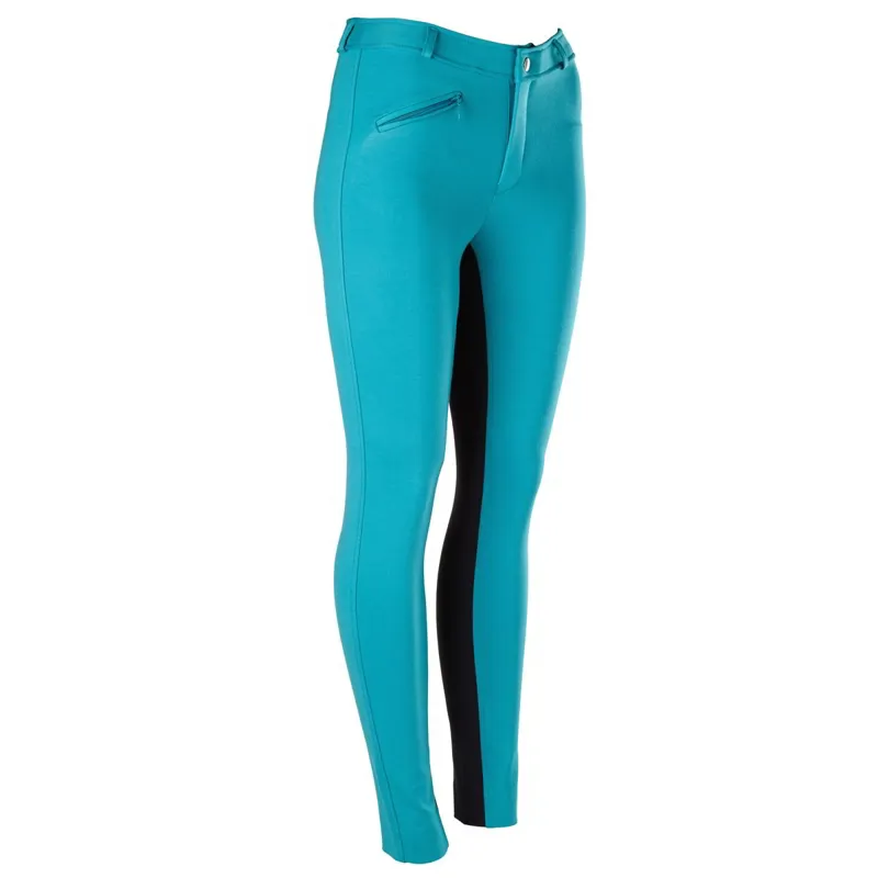 Legacy LifeStyle Two Tone Children's Jodhpurs - Navy/Cyan