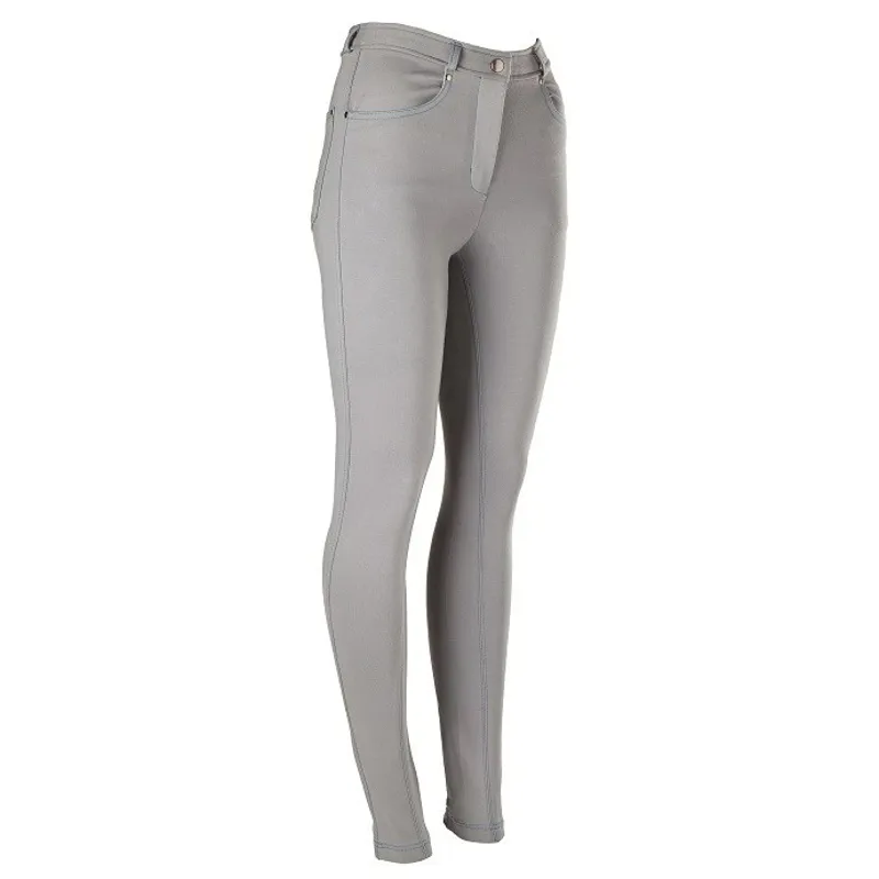 Legacy LifeStyle Stitch Womens Breeches - Quarry Grey/Swedish Blue-1
