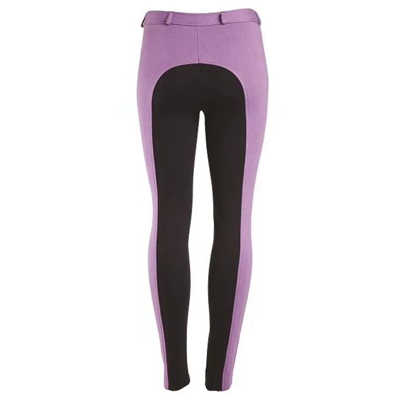 Legacy LifeStyle Two Tone Children's Jodhpurs - Lilac/Navy-1