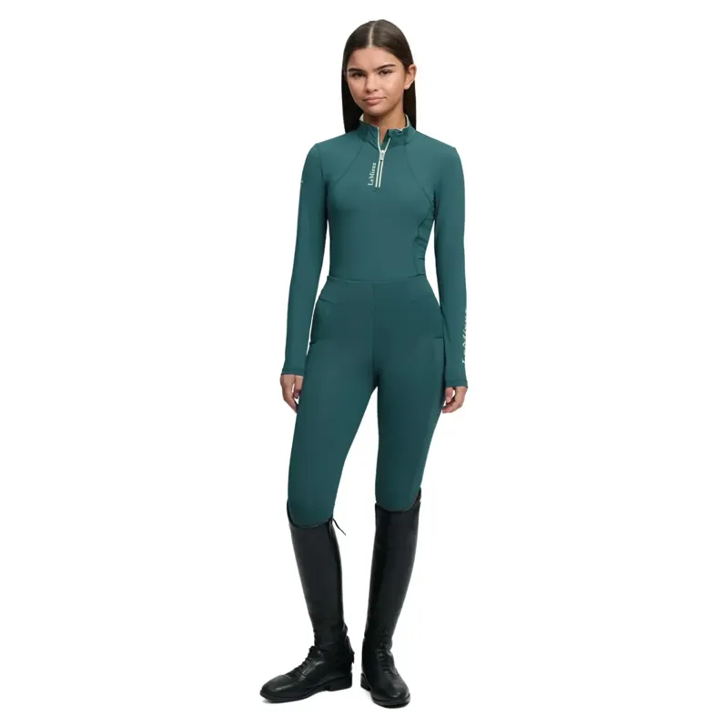 LeMieux Classique Young Rider Long Sleeve Base Layer - Jungle-4